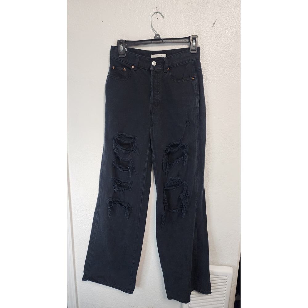 PacSun Baggy Jeans Womens 25 Black Excellent
